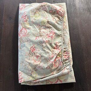 VTG Ralph Lauren Blue Label Charlotte Fitted Sheet Twin